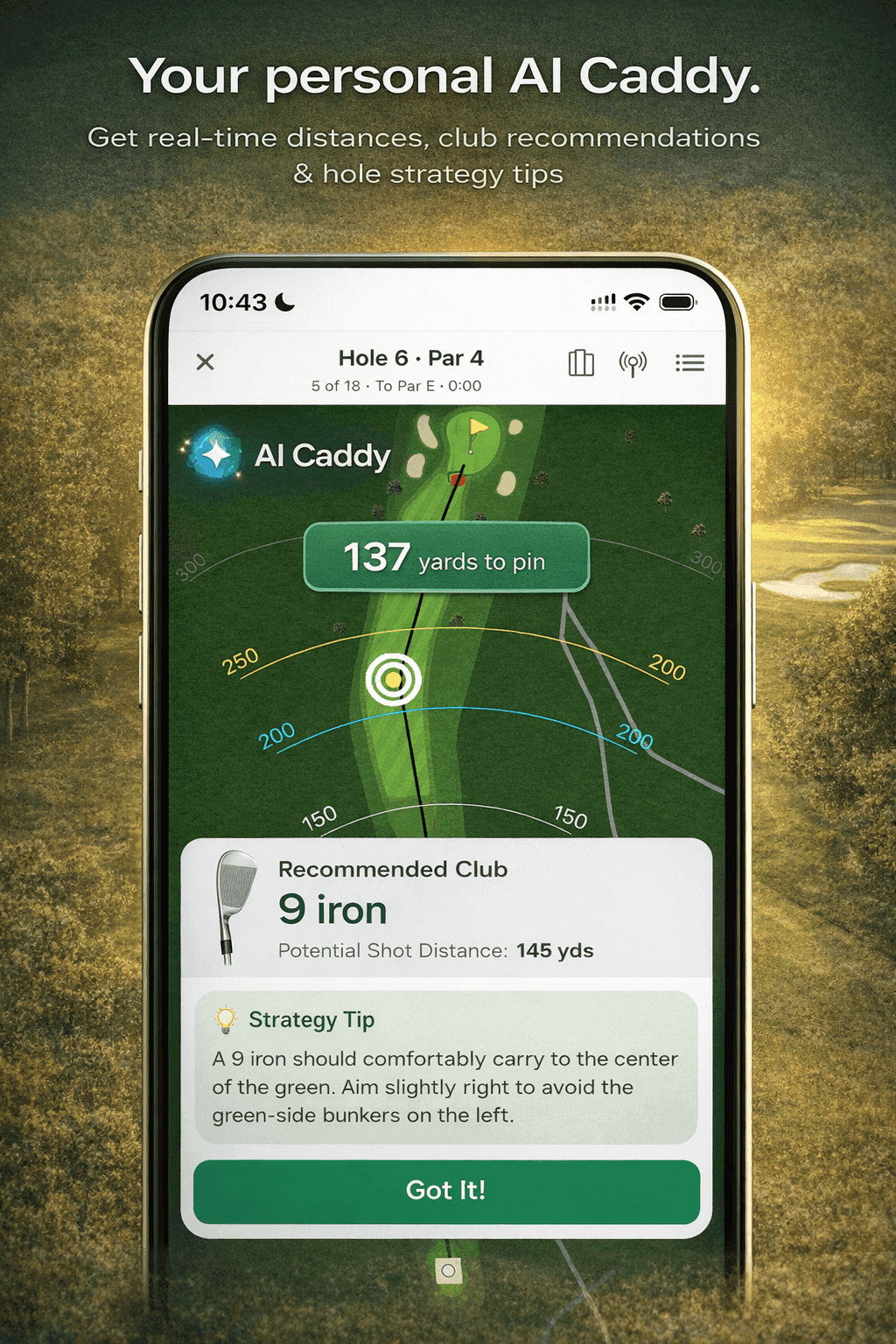 AI Caddy Screenshot